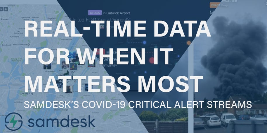 Real-Time Data for when it Matters Most